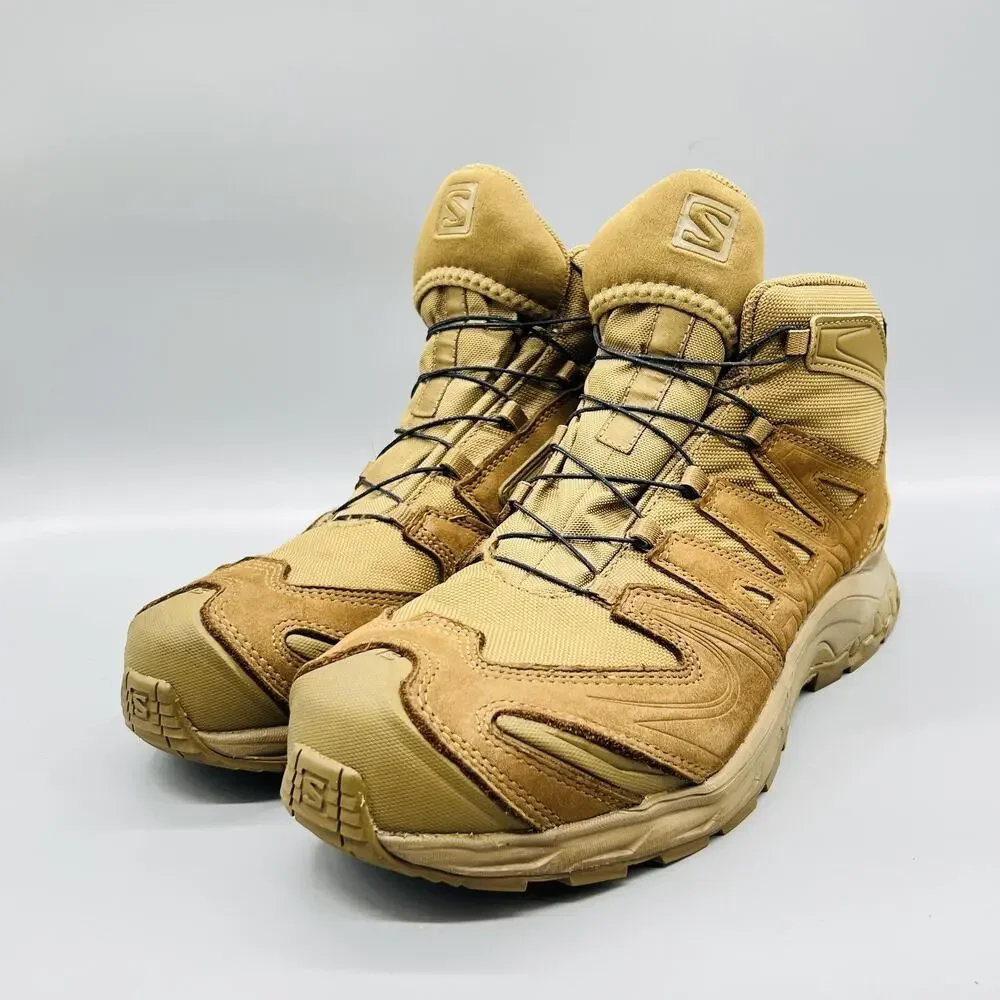Salomon Boots Mens 11 Brown XA Forces Mid GTX Hiking Combat Ankle Gore Tex